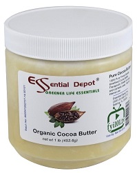 Organic cocoa butter