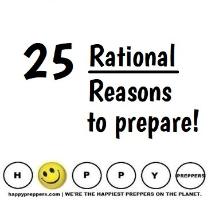 Twenty Five Reasons to Prepare for emergencies