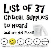 Prepping Supplies that are not food