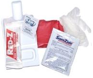 Biohazard cleanup kit