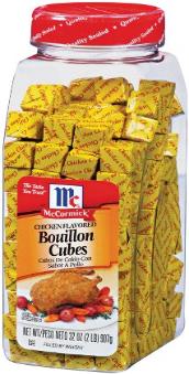 Boullion cubes