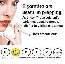 Cigarettes are a multi-use survival item