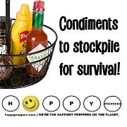 Condiments to stockpile for survival