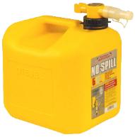 Diesel containers are yellow