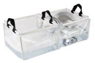 Double wash basin bin