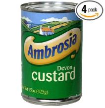 Prepper food custards and pudding in a can