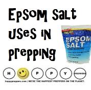 Epsom salt uses in prepping