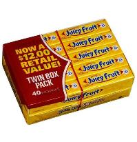 Juicy Fruit bulk gum for survival