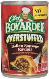 Chef boyarddee canned food favorite