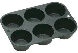Cast iron muffin pan