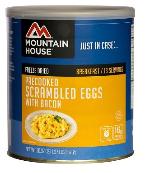 Mountain House #10 can of scrambled eggs and bacon