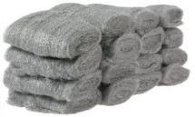Start a fire with steel wool