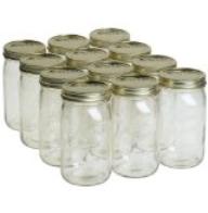 Tall mason jars