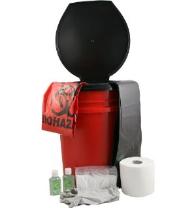 Camping toilet kit
