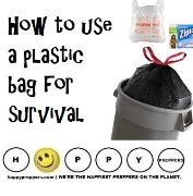 How to use a plastic bag for survival