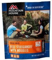 Beef stroganoff with noodles