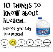 10 things to know about bleach before you buy too much