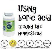 Using boric acid around the homestead