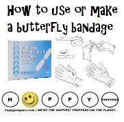 How to use or make a butterfly bandage