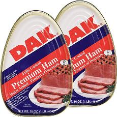Premium canned ham can