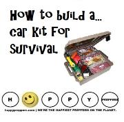 How to build a car kit for survival - master supply list