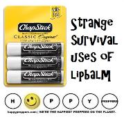 Strange survival uses of Lipbalm