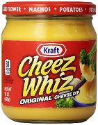 Cheez Whiz in a jar