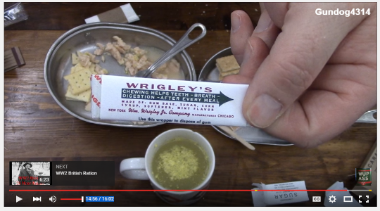 ww2 K-ration dinner taste test