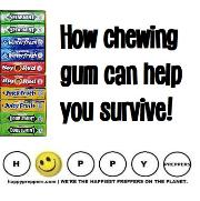 How to use chewing gum to survive