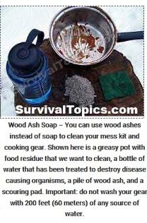 How to clean with wood ash