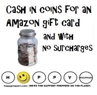 How to cash in coins for an Amazon Gift card