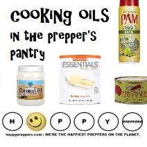 What are the best cooking oils for prepping?