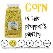 Corn in the prepper's pantry