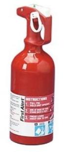 Fire extinguisher for the car