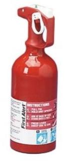 Fire extinguisher for the car