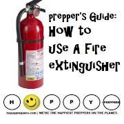 Prepper's guide for how to use a fire extinguisher