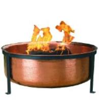 Copper fire pit