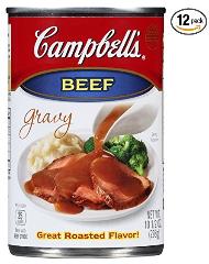 Campbells beef gravy ~ pack of 12