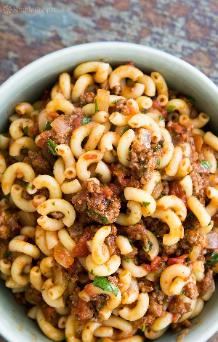 Hamburger and Macaroni