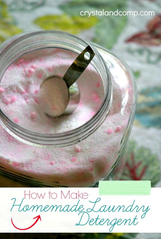Ho to make homemade laundry detergent
