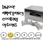 Indoor emergency cooking options