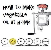 How to make vegetable oil at home