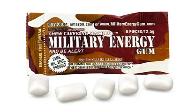 Military energy survival gum
