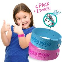 Mosquito bracelets with citronella and lemongrass