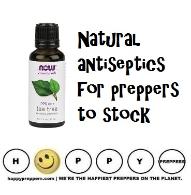 Natural antiseptics for preppers to stock