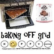 Baking off grid with emergency food storage