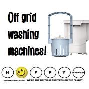 Off grid washing machines