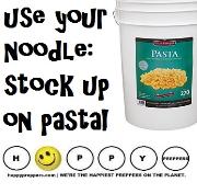 Use your noodle and stock up on pasta