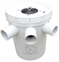 Portable five gallon ice and water bucket cooler 