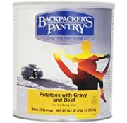 Potatoes with gravy and beef #10 can